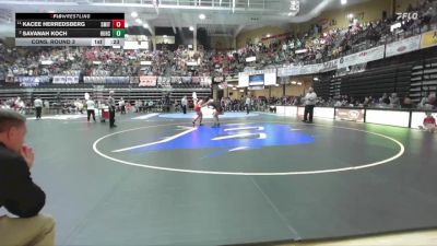 190 lbs Cons. Round 3 - Savanah Koch, Humbolt Hs vs Kacee Herredsberg, Smith Center HS