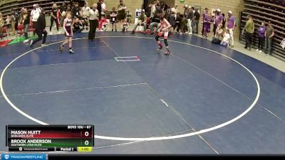 67 lbs Cons. Round 4 - Mason Huitt, Badlands Elite vs Broox Anderson, Southern Utah Elite