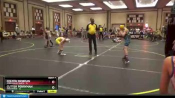 82 lbs Semis & 1st Wrestleback (8 Team) - Cutter Perryman, Kings Krew vs Colton Riordan, Steel Valley Black