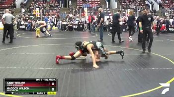 95 lbs Cons. Round 4 - Cade Troupe, Cedar Springs WC vs Maddox Wilson, Freeland WC