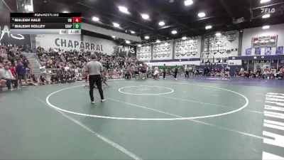 135 lbs Semifinal - Maleah Hale, Vista Murrieta vs Maleah Holley, Chaparral