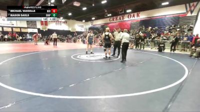 190 lbs Champ. Round 2 - Michael Vasselle, Northview vs Mason Sauls, Chaparral