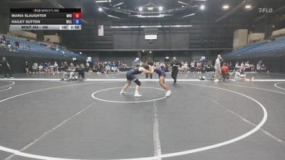 160 lbs Cons. Round 5 - Maria Slaughter, Missouri Valley College vs Hailey Sutton, Bellevue