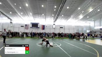 95 lbs Semifinal - Austin Urioste, New Mexico Bad Boyz vs Aceyn Dominguez, Desert Dogs WC