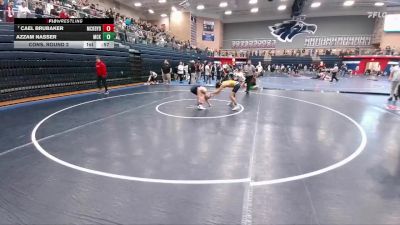 120 lbs Cons. Round 2 - Cael Brubaker, McKinney Boyd vs Azzam Nasser, McKinney