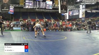 132 lbs Rnd Of 64 - Mary Bosco, Illinois vs Alana Schafer, North Dakota