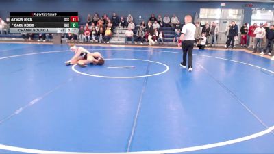 157 lbs Champ. Round 1 - Ayson Rice, Southeast Community College vs Cael Robb, Nebraska-Kearney