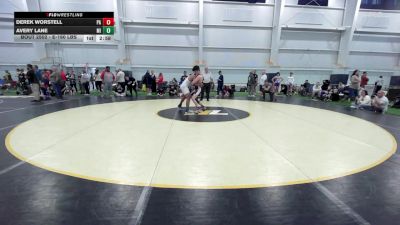 E-160 lbs Consi Of 16 #2 - Derek Worstell, PA vs Avery Lane, MI