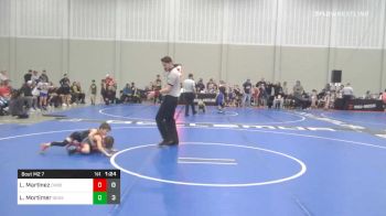 43 lbs Prelims - Landon Martinez, Oklahoma Boyz vs Lawson Mortimer, Ghost Riders