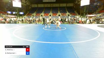 120 lbs Cons 16 #1 - Caleb McElroy, California vs Brock Rothermel, Pennsylvania