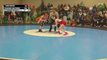 125 lbs Champ. Round 2 - Courtney Matthews, Newcastle vs Lana Mason, Glasgow