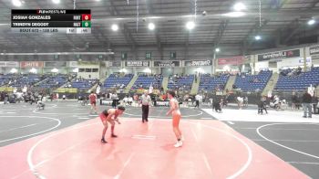 138 lbs Consolation - Josiah Gonzales, Fort Lupton Bluedevils vs Trindyn Degodt, Hastings Wrestling Club