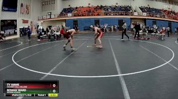 138 lbs Cons. Round 2 - Rowan Ward, Severn School vs Ty Hawk, Calvert Hall College