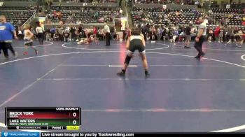 130 lbs Cons. Round 4 - Brock York, Wrath vs Lake Waters, Odessa Youth Wrestling Club