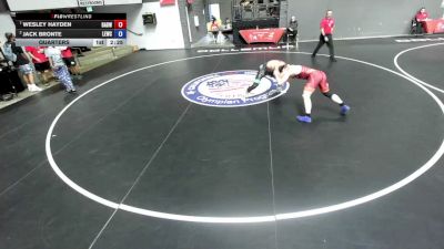 150 lbs Quarters - Wesley Hayden, Bay Area Dragons Wrestling Center vs Jack Bronte, Livermore Elite Wrestling Club