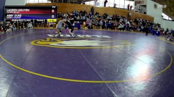 110 lbs Semifinal - Lauren Nguyen, Sacred Heart vs Abby Duke, Elmira College