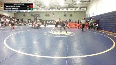 285 lbs Quarterfinal - Milton Carter, St. John Bosco vs Angel Rodriguez, Centennial (Corona)