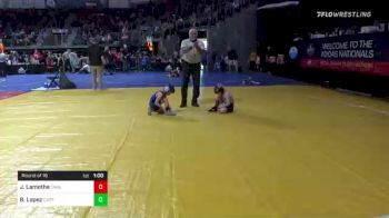 48 lbs Round Of 16 - Jovani Lamothe, Takedown Express Wrestling Club vs Braydon Lopez, Carthage Wrestling Club