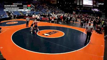 145 lbs Semifinal - Natalie Beaumont, Toledo (Cumberland) vs Allison Garbacz, South Elgin