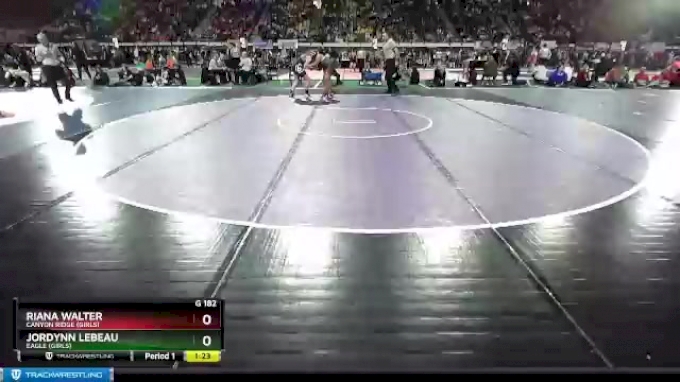 G 182 lbs Quarterfinal - Riana Walter, Canyon Ridge (Girls) vs Jordynn ...