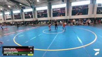 60 lbs Cons. Round 2 - Samuel Nacol, Wildcat Wrestling Club vs Xzayvian Flores, Dumas Wrestling