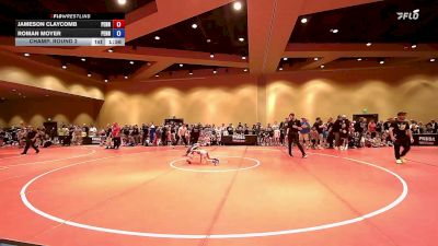 43-45 lbs Champ. Round 2 - Jameson Claycomb, Pennsylvania vs Roman Moyer, Pennsylvania