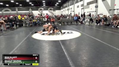 112 lbs Quarterfinals (8 Team) - Bradley Bauman, West Shore Wrestling Club vs Sean Elliott, Ruthless