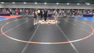 100 lbs Round Of 32 - Sawyer Mitchell, GA vs Bella Manno, NJ