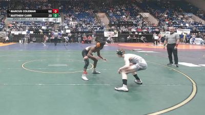 2 - 113 lbs Cons. Semi - Marcus Coleman, Virginia H.S. vs Matthew Carr, John S Battle