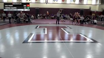 105 lbs Quarterfinal - Sophia Calpito, Charles City vs Elli Casey, Western Dubuque