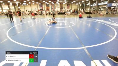 100 lbs Rr Rnd 2 - Ryan Totten, Team 922 vs Kaden Kleinmman, Ride Out Wrestling Club