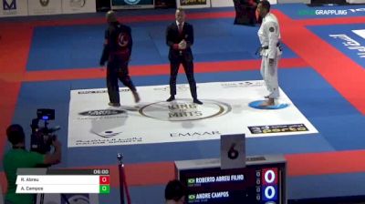 Roberto Abreu Filho vs Andre Campos Abu Dhabi King of Mats 2018 | Grappling