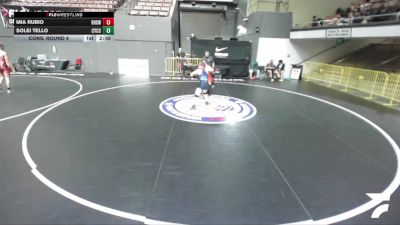 Cons. Round 4 - Mia Rubio, Royal High School Wrestling vs Solei Tello, Community Youth Center - Concord Campus Wrestling