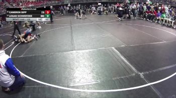 125 lbs Cons. Round 2 - Logan Schweitzer, Malcolm Wrestling Club vs Cameron Sipp, 2TG