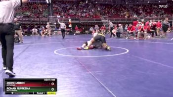 3A-215 lbs Champ. Round 1 - John Hardin, Ottumwa vs Ronan Numkena, Bettendorf