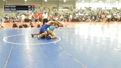220 lbs Rr Rnd 1 - Atilio Colon, Doughboy Black - HSB vs Kenny Coles, LAW Red - HSB