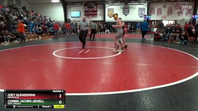 144 lbs Round 4 - Joey Glendening, Mediapolis vs Corbin Jacobs-Jewell, New London