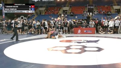 215 lbs Champ. Rd Of 32 - Ceasar Salas, Indiana vs Noah Templin, Pennsylvania