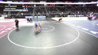 165 lbs Cons. Semi - Molly Sorenson, Homer vs Melody Medina, Bay Shore