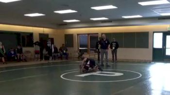 105 lbs Champ. Round 2 - Wudzie Zaato, Moorcroft Mat Masters Wrestling Club vs Kaden Kimzey, Wyoming