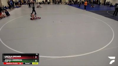 70 lbs Semis & 1st Wrestleback (8 Team) - Lincoln Dresher, St. Charles vs Joshua Anderson, LCWM