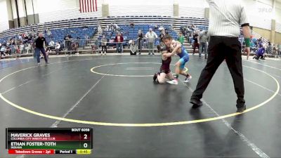 56 lbs Cons. Round 2 - Ethan Foster-Toth, Indiana vs Maverick Graves, Columbia City Wrestling Club