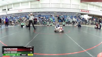 56 lbs Cons. Round 1 - Gilmore Purser, Charger Wrestling Club vs Colton Heriges, Contenders Wrestling Academy