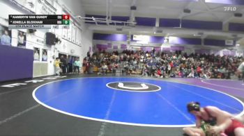 Girls 147 lbs 5th Place Match - Jonella Bloxham, Red Bluff Girls vs Kameryn Van Gundy, Foothill Girls