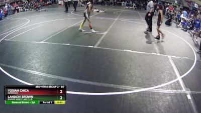 80 lbs Cons. Round 1 - Landon Brown, Bayard Wrestling Club vs Yosiah Chica, Nebraska