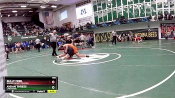 190 lbs Cons. Round 2 - Aydan Thress, Lancaster vs Sully Friel, Hoover (North Canton)