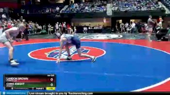 3A-120 lbs Quarterfinal - Chris Knight, Pickens vs Landon Brown, Gordon Lee