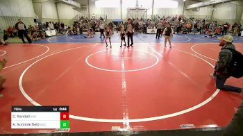 75 lbs Quarterfinal - Carter Randall, Keystone Wrestling Club vs Karson Summerfield, Salina Wrestling Club