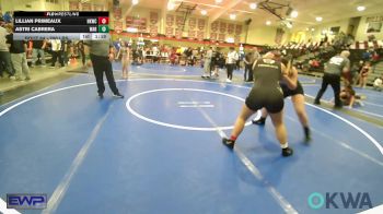 200 lbs Rr Rnd 3 - Lillian Primeaux, Henryetta Knights Wrestling Club vs Astri Cabrera, Warner Eagles Youth Wrestling
