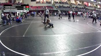 62 lbs Semifinal - Cooper Sadlo, Amherst Wrestling Club vs Konner Bohaboj, Howells-Dodge